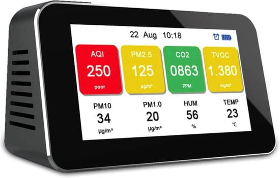 SEOS SHOP ® Luchtkwaliteit meter - Co2 Meter + NDIR sensor