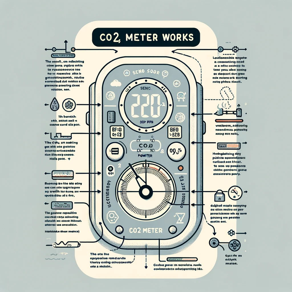 Hoe werkt een CO2-meter