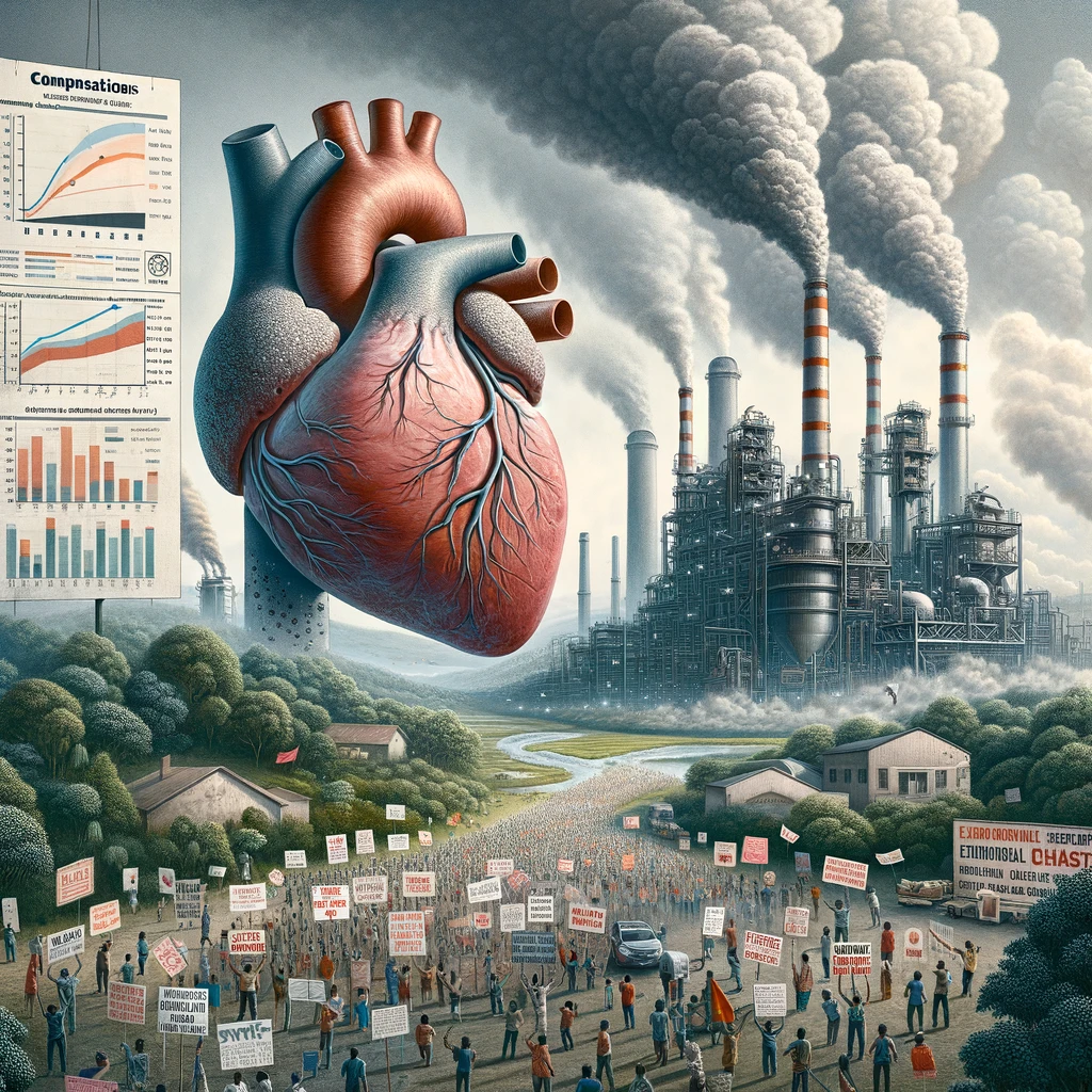 de relatie tussen industriële emissies en gezondheidseffecten