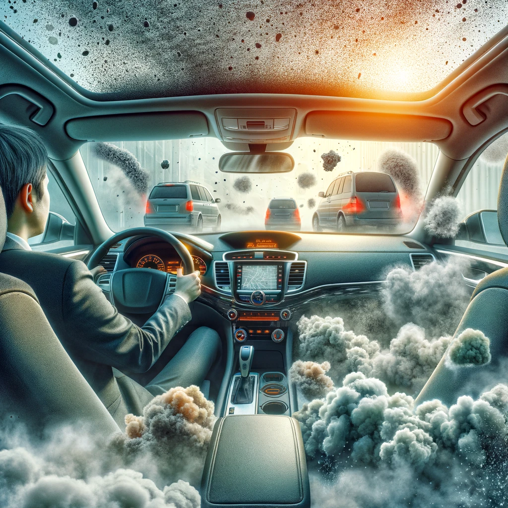 Hoe luchtvervuiling de gezondheid kan beïnvloeden tijdens het autorijden