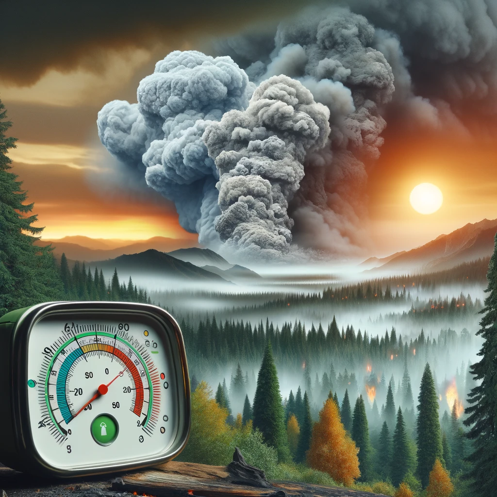 Wat zijn de langetermijneffecten van slechte luchtkwaliteit tijdens bosbranden?