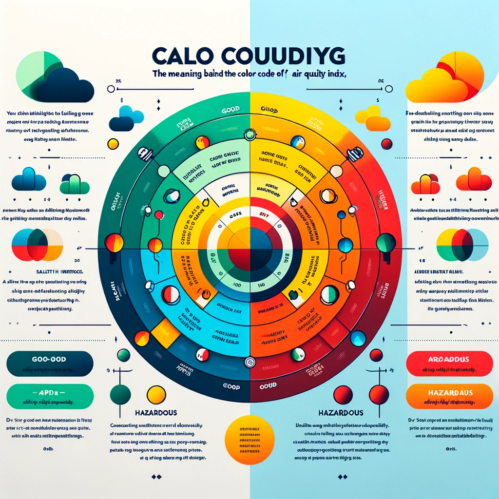 De betekenis achter de kleurencodes van de luchtkwaliteitsindex (AQI)