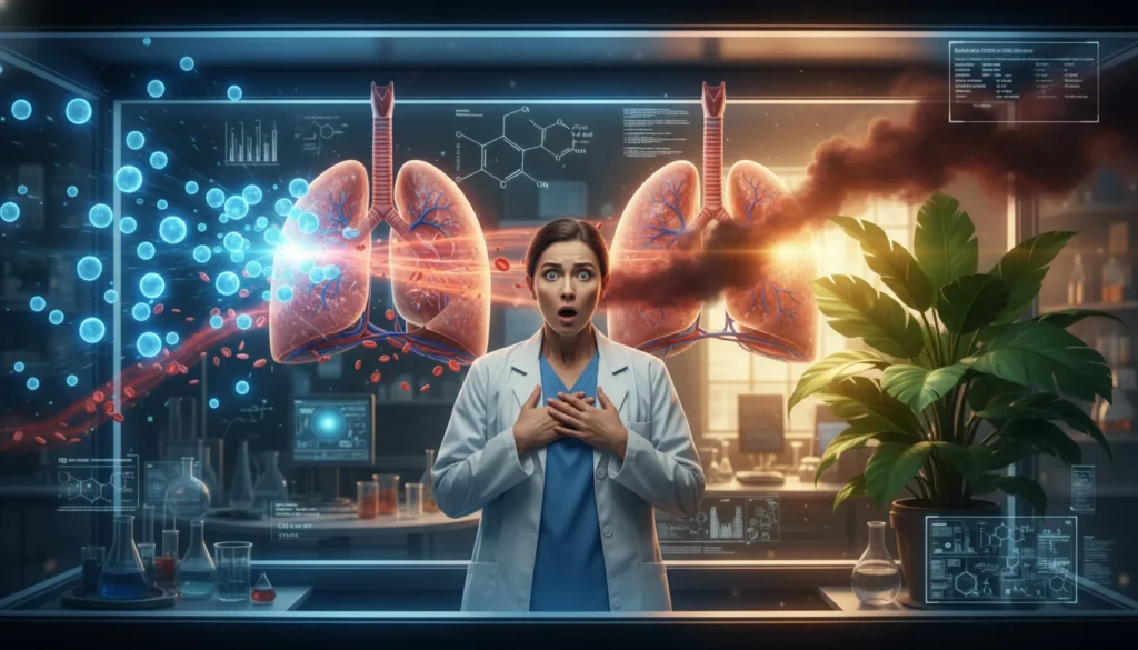 Wat gebeurt er met zuurstof en koolstofdioxide? - Hoofdafbeelding