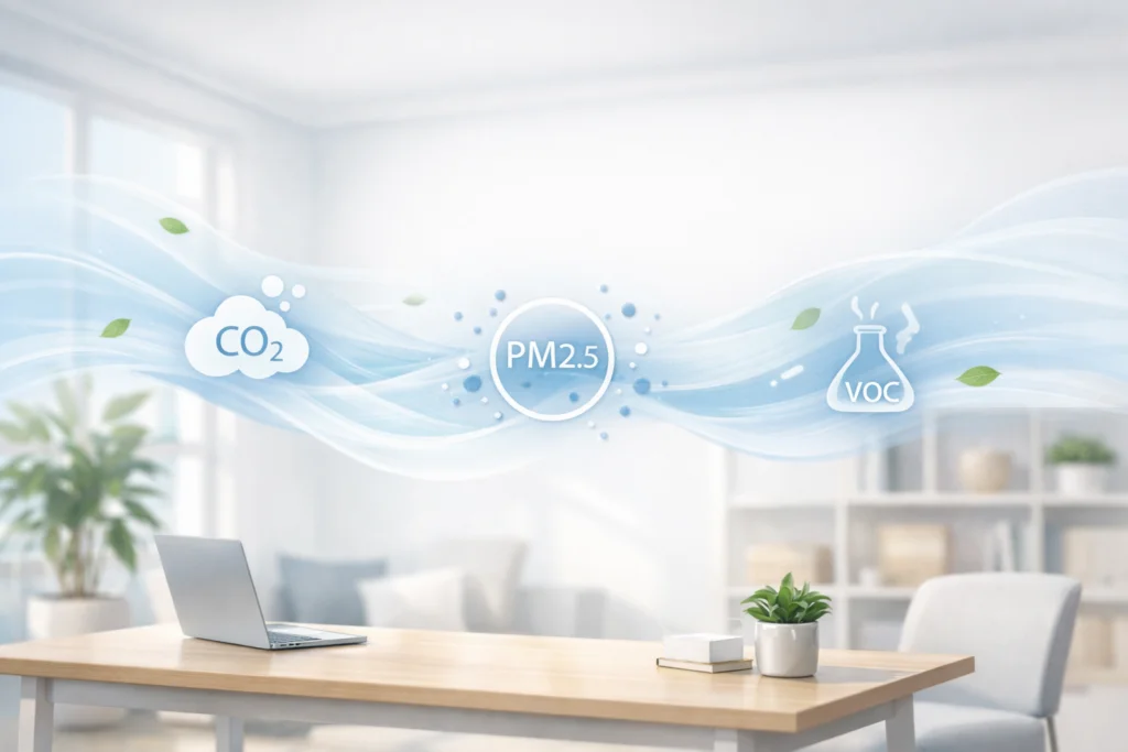 Headerafbeelding: co2 meten op kantoor