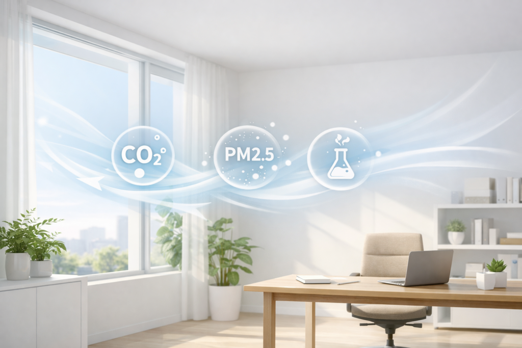 Headerafbeelding: co2 waarde kantoor