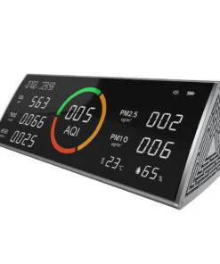 Uniqly - 10-in-1 Air Quality Monitor met WiFi Optie (DM106A-NEW) - productfoto 2