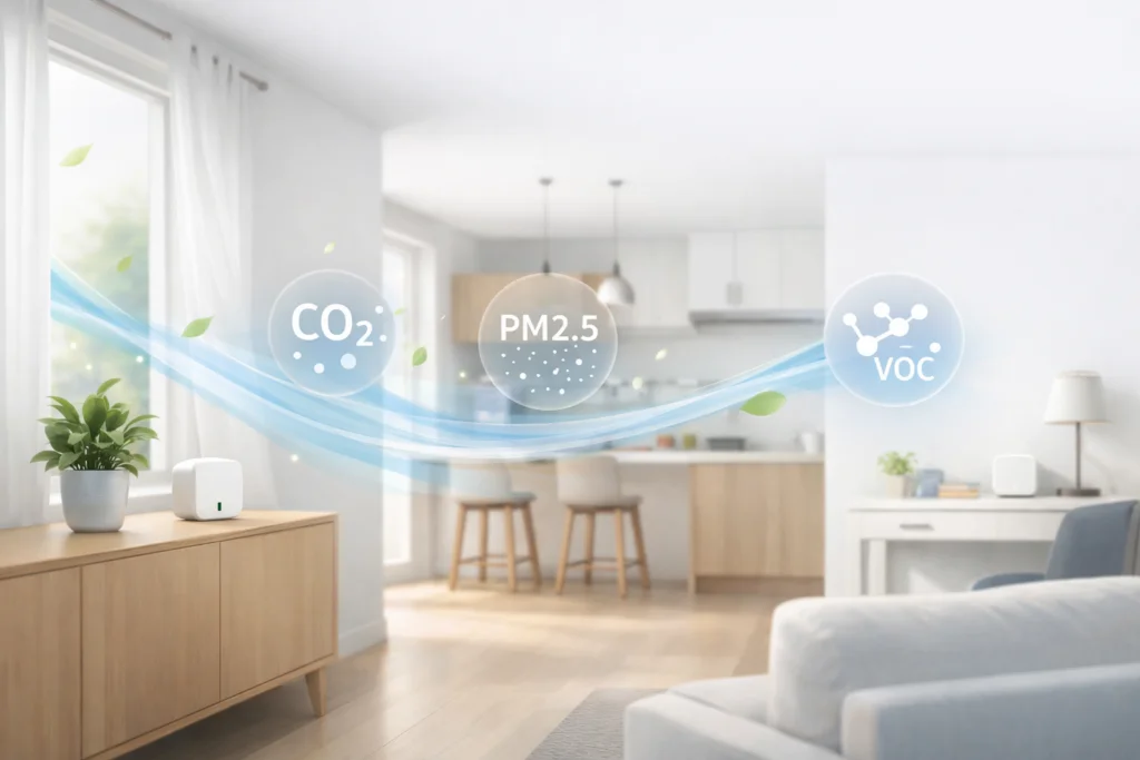 Headerafbeelding: waar plaats je een co2 meter